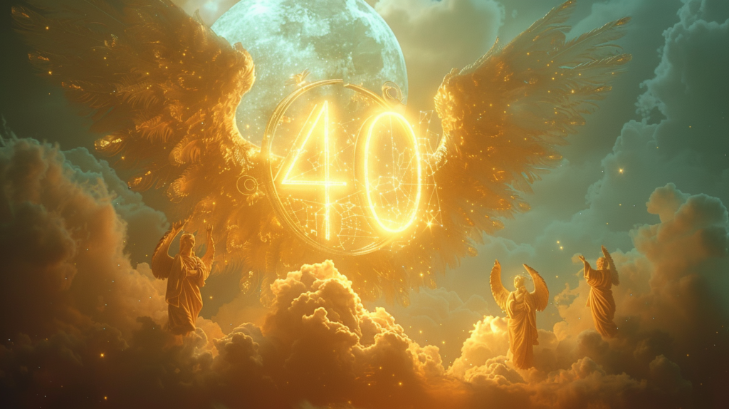 40 Number Meaning interpretation of celestial number 40 