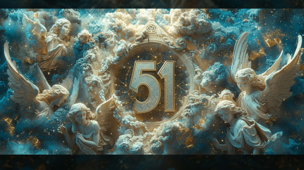 a mystical representation of the number 51